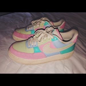limited addition nike air force ‘01 pastel color